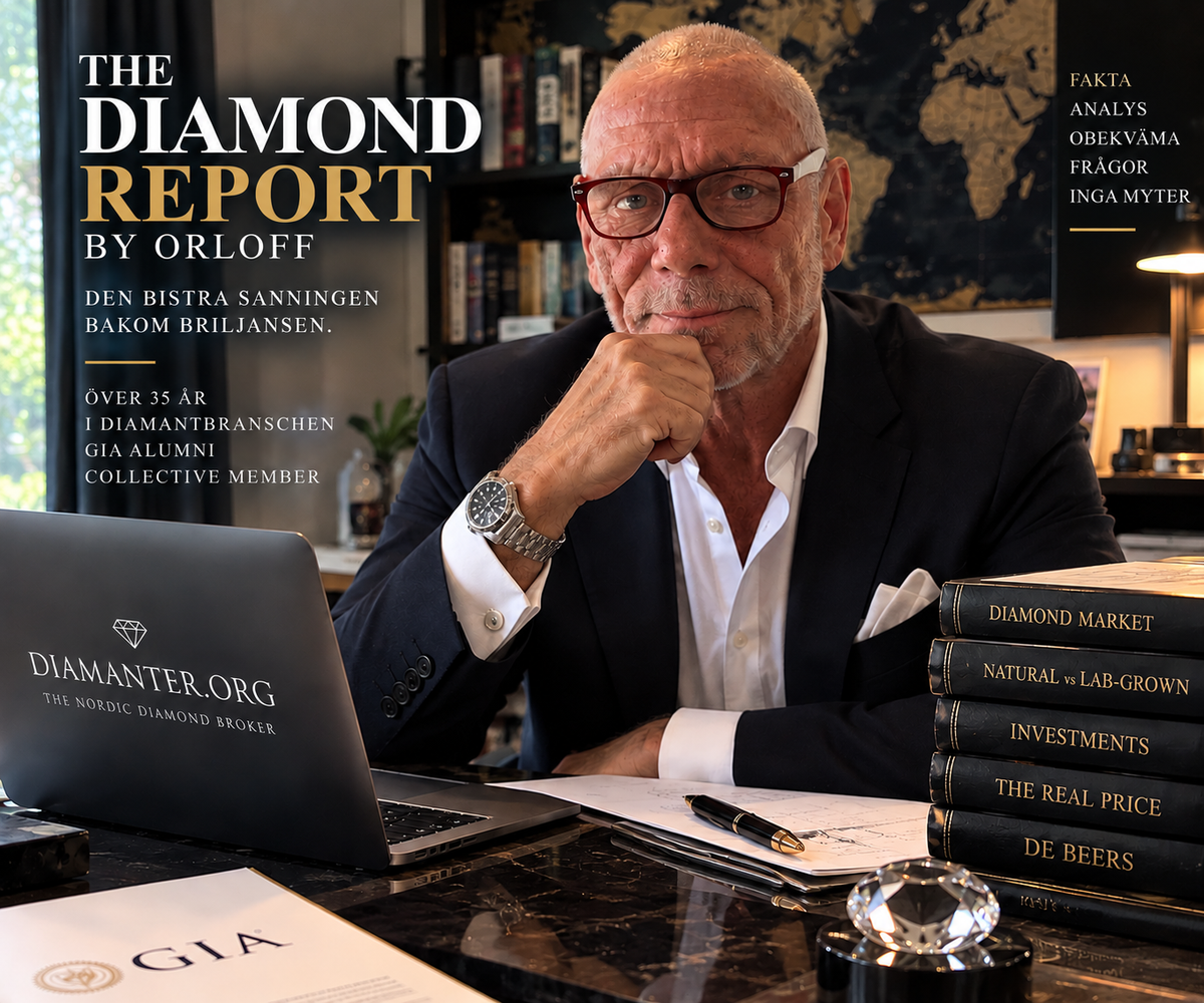 The Diamond Report by Orloff – porträtt med diamant och branschböcker