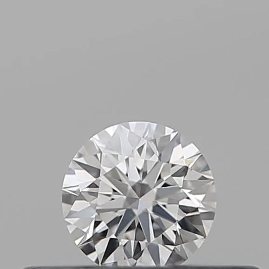 0.10ct Round Natural Diamond (Colour H, Clarity VVS1, Cut VG, IGI)