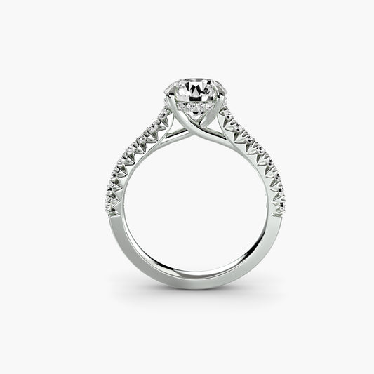 Solitaire with Pavé 5